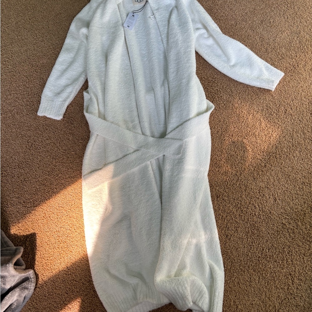UGG white bathrobe